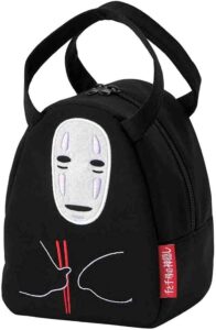 Spirited Away Mini sac à déjeuner avec fermeture éclair Noir - Chihiro