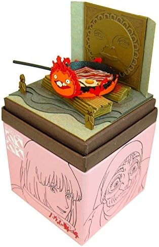 Studio Ghibli - Mini Le Château Ambulant, Mosquitos Lucifer et le bacon et les œufs, papercraft à non-échelle