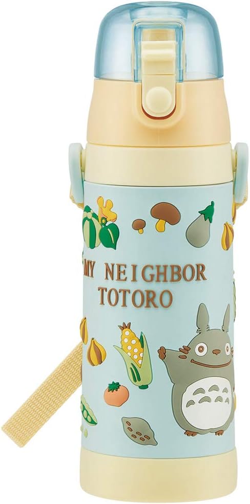 Bouteille d'eau en acier inoxydable pour enfants, boisson directe, 480 ml Totoro