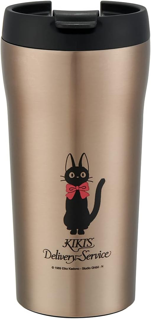 Kiki la Petite sorcière - Mug de voyage isotherme compact en inox Jiji 360ml