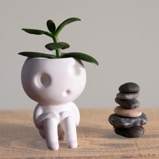 Pot d'intérieur – Décor princesse Mononoke 12cm
