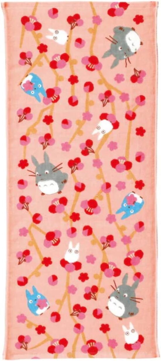 Mon Voisin Totoro – Serviette de visage Mon Voisin Totoro Flower (prune),