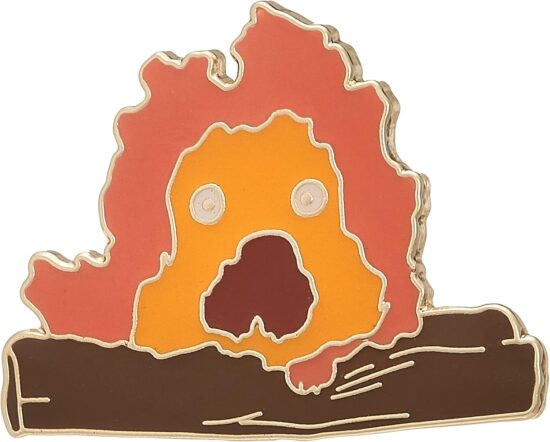 Studio Ghibli pin Badge Calcifer